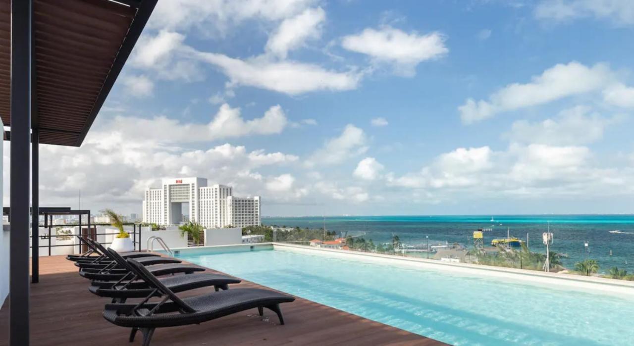 Elegant Apartment Well Located In The Hotel Zone Of Cancún Exterior foto